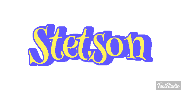 Stetson Text effect
