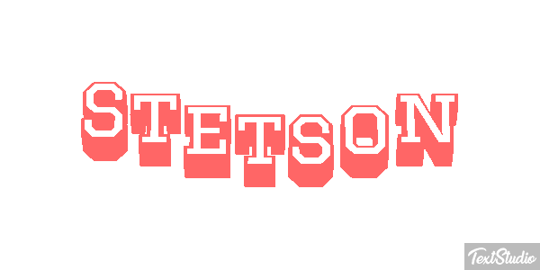 Stetson Text effect