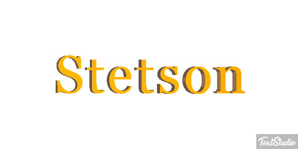 Stetson Text effect