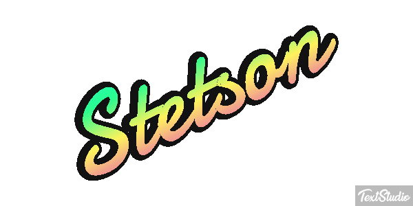 Stetson Text effect