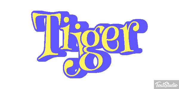Tijger Text effect