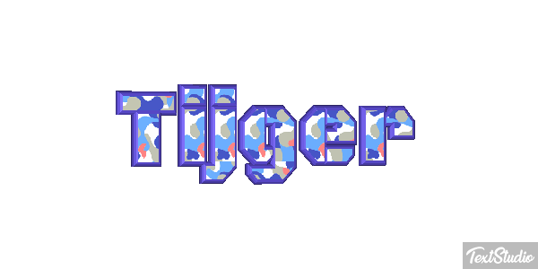 Tijger Text effect