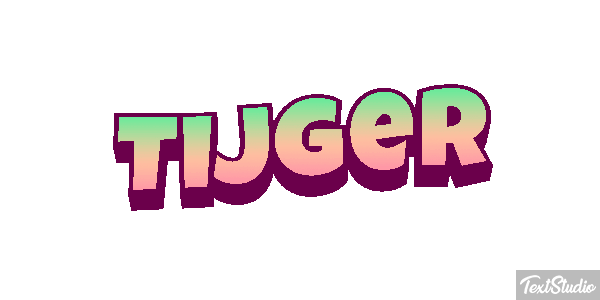Tijger Text effect