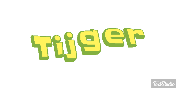 Tijger Text effect