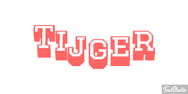 Tijger Text effect