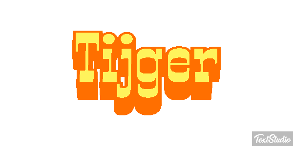 Tijger Text effect