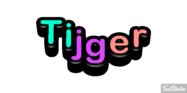 Tijger Text effect