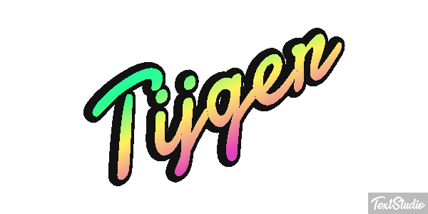 Tijger Text effect