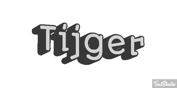 Tijger Text effect