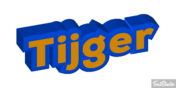 Tijger Text effect