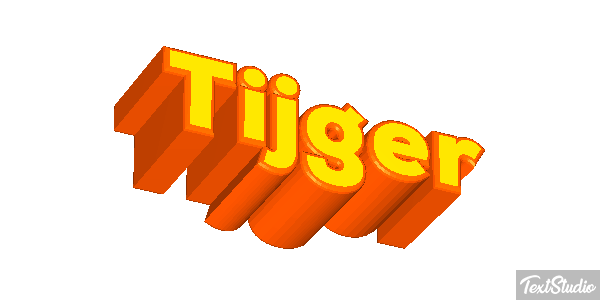 Tijger Text effect