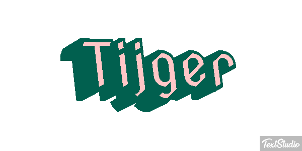 Tijger Text effect