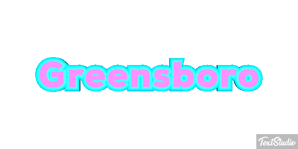 Greensboro Efeito do texto