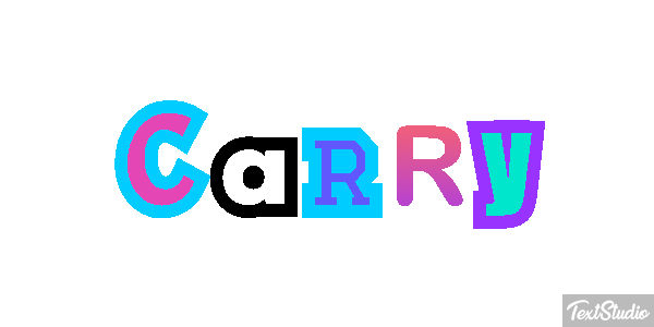 Carry Texteffekt