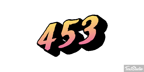 453 Effet de texte
