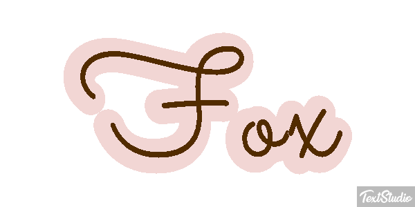 Fox Text effect