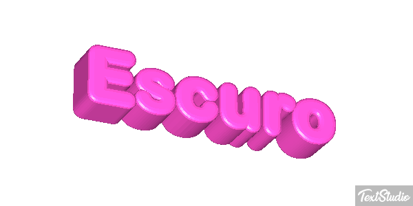 Escuro Efeito do texto
