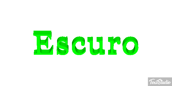 Escuro Efeito do texto