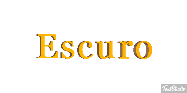 Escuro Efeito do texto