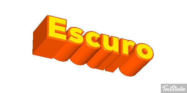 Escuro Efeito do texto