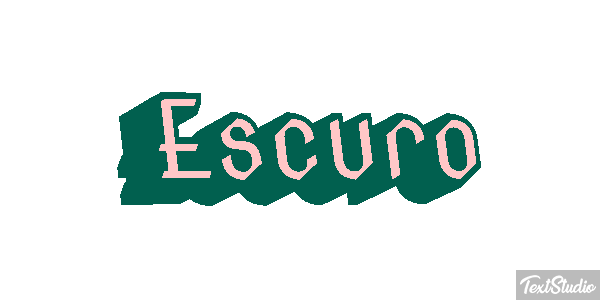 Escuro Efeito do texto