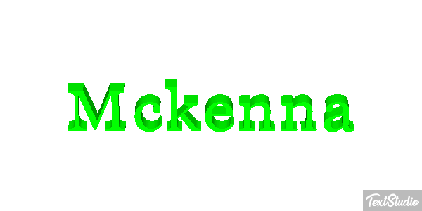 Mckenna Texteffekt