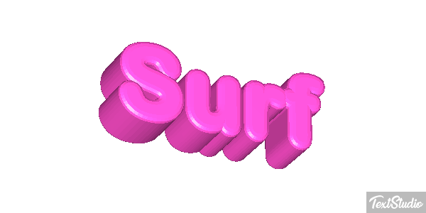 Surf Text effect