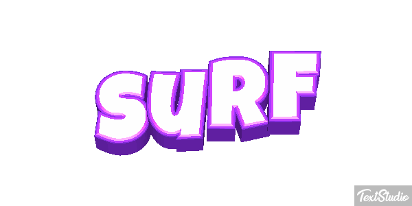 Surf Text effect