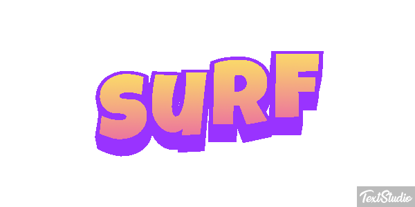 Surf Text effect