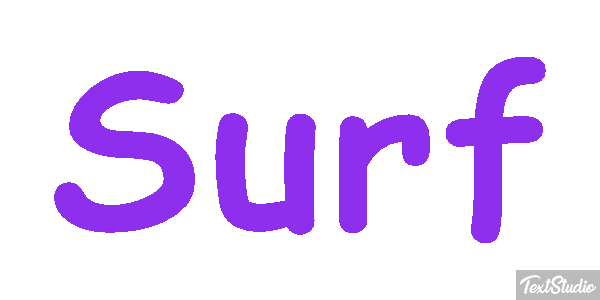 Surf Text effect
