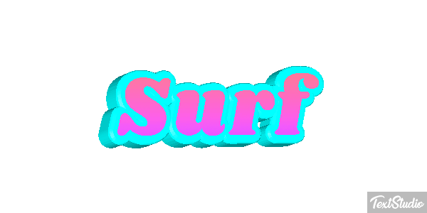 Surf Text effect