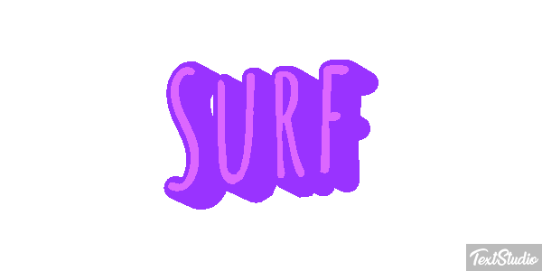 Surf Text effect