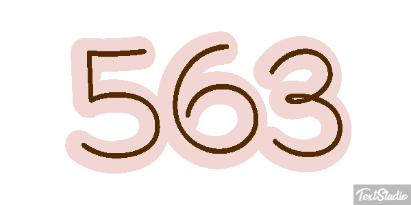 563 Text effect