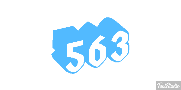 563 Text effect