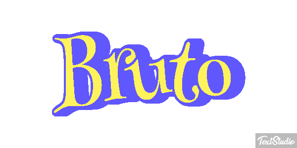 Bruto Effetto testo