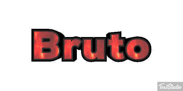 Bruto Effetto testo