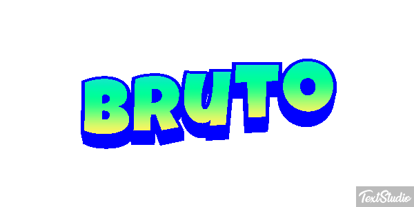 Bruto Effetto testo