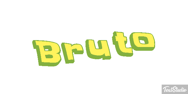 Bruto Effetto testo
