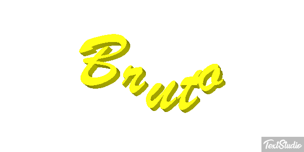 Bruto Effetto testo