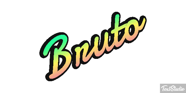 Bruto Effetto testo