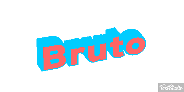 Bruto Effetto testo