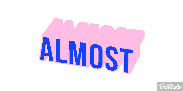 Almost Efekt tekstowy