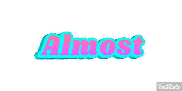 Almost Efekt tekstowy