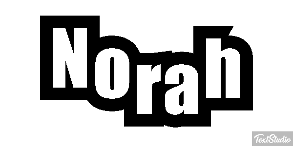 Norah Text effect