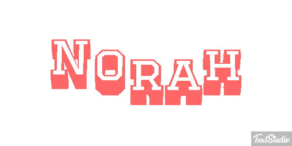 Norah Text effect