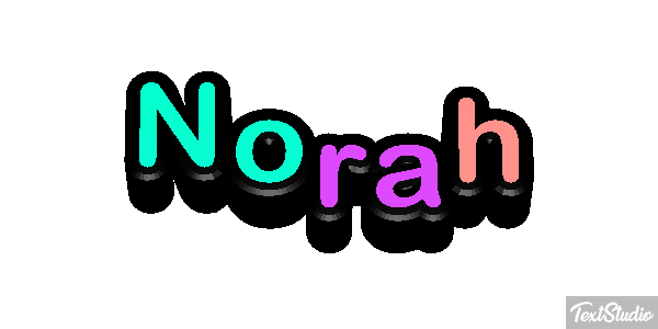Norah Text effect