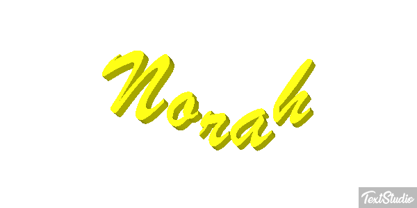 Norah Text effect