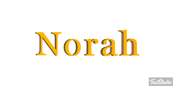 Norah Text effect