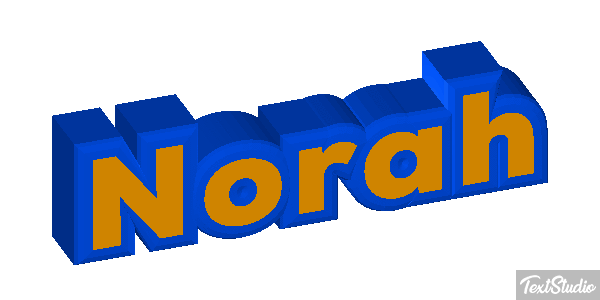Norah Text effect
