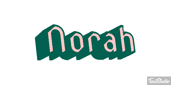 Norah Text effect